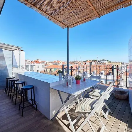 Chiado Terrace With Stunning Views - 3br_3wc_ac! Nyaraló *